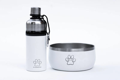 Pet Water Bottle & Dog Bowl Set - Travel Essentials for Pets