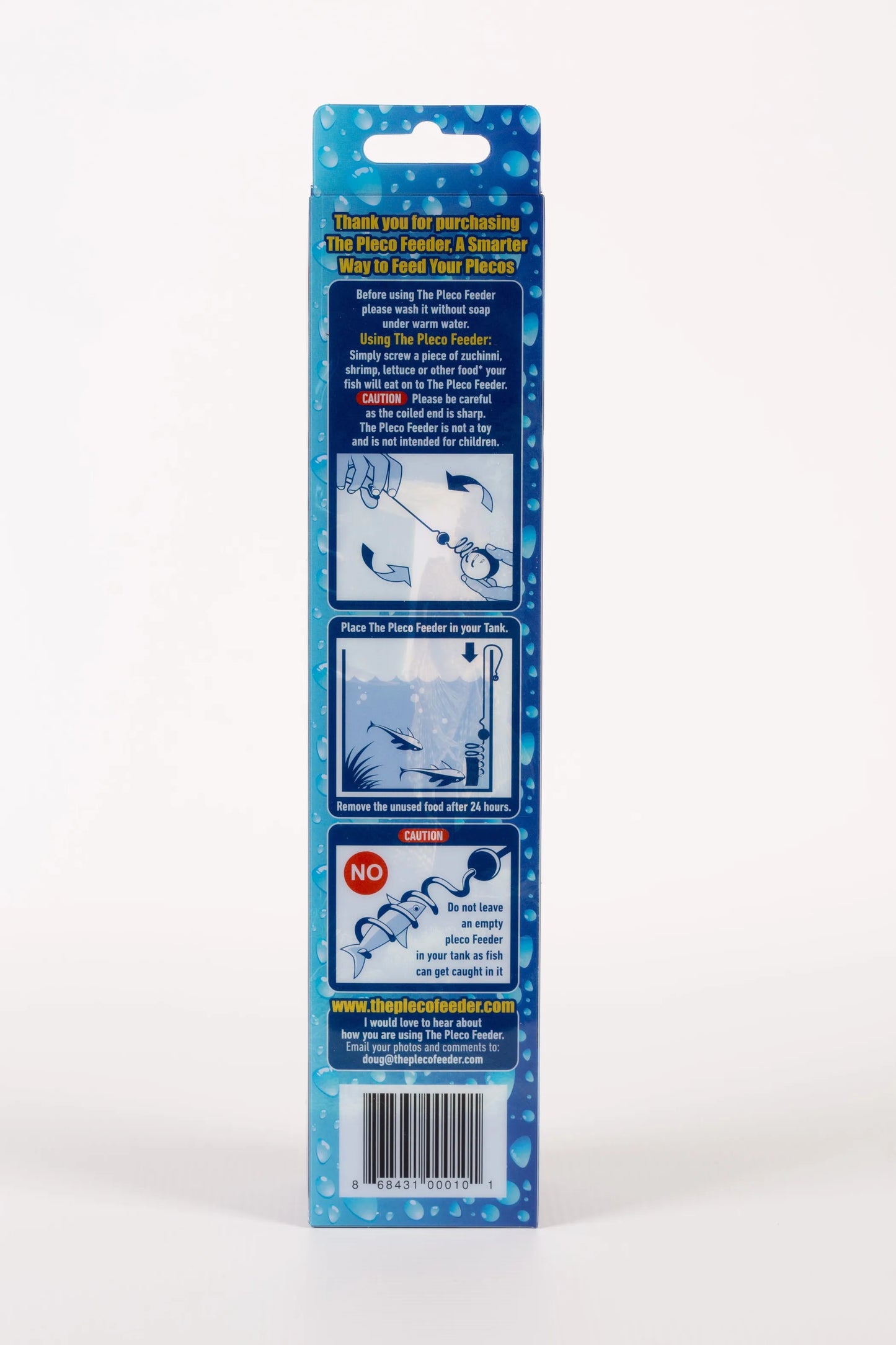 The Pleco Feeder - Easy & Fun Way to Feed Your Aquarium Fish