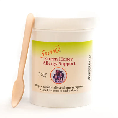 Snook's Green Honey Allergy Support - Organic Blend for Allergy Relief