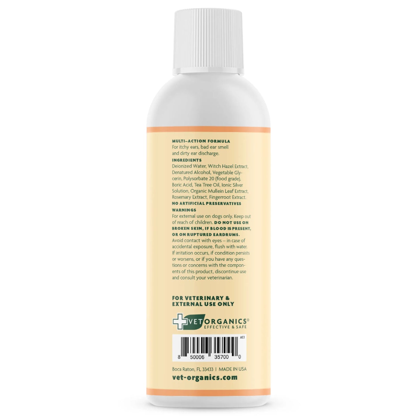 EcoEars Dog Ear Cleaner - Fast-Acting Infection Formula