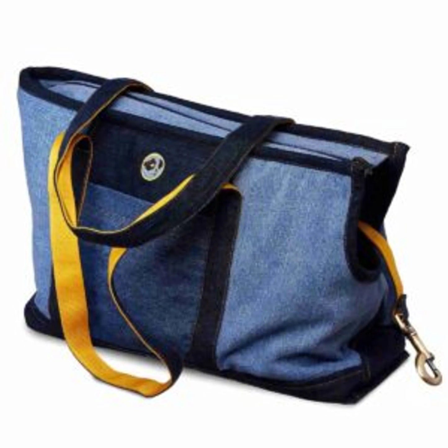 Patched Denim Dog Carrier - Unique, Durable and Machine Washable