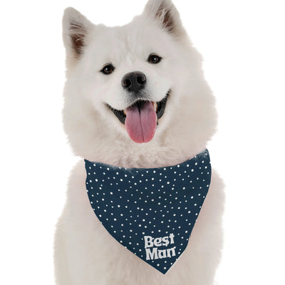 "Best Man" Dog Bandana - Wedding Pet Apparel