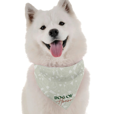 "Dog of Honor" Bandana - Wedding Pet Apparel