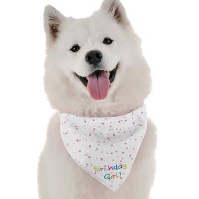'Birthday Girl' Dog Bandana - Stylish, Comfortable Pet Apparel