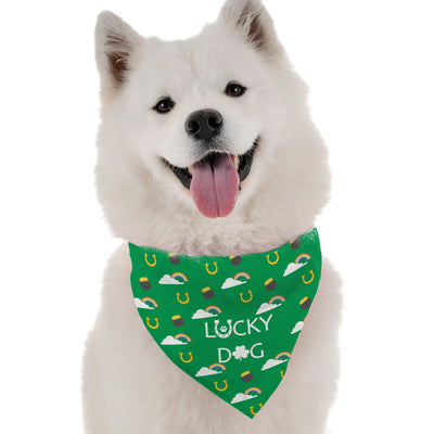 'Lucky Dog' St. Patrick's Day Dog Bandana - Festive, Comfortable Pet Apparel