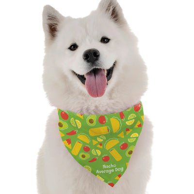 'Nacho Average Dog' Bandana - High-Quality Microfiber - Made in USA