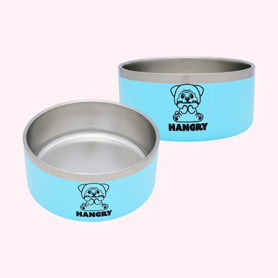 'Hangry' High-Quality Stainless Steel Dog Food Bowl