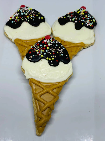 Barkin & Robbins Ice Cream Cookie - Vanilla and Carob Dog Treats