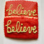 I Believe Dog Treats - Christmas-themed Shortbread Cookies