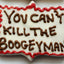 Michael Myers Dog Treat - Carob Cookies with Vanilla Icing