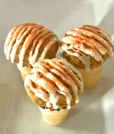 Carrot Cake Haagen Dogz - Cinnamon & Carrot Cake Ball on Vanilla Cone Dog Treat