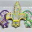 Fleur De Lis Dog Treat - Delightful Vanilla Icing Cookie