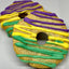 Mardi Gras Do'Mutt Dog Treat - Crunchy Snickerpoodle Donut