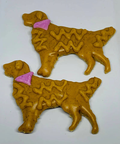 Peanut Butter Golden Retriever Cookie - Dog Treat
