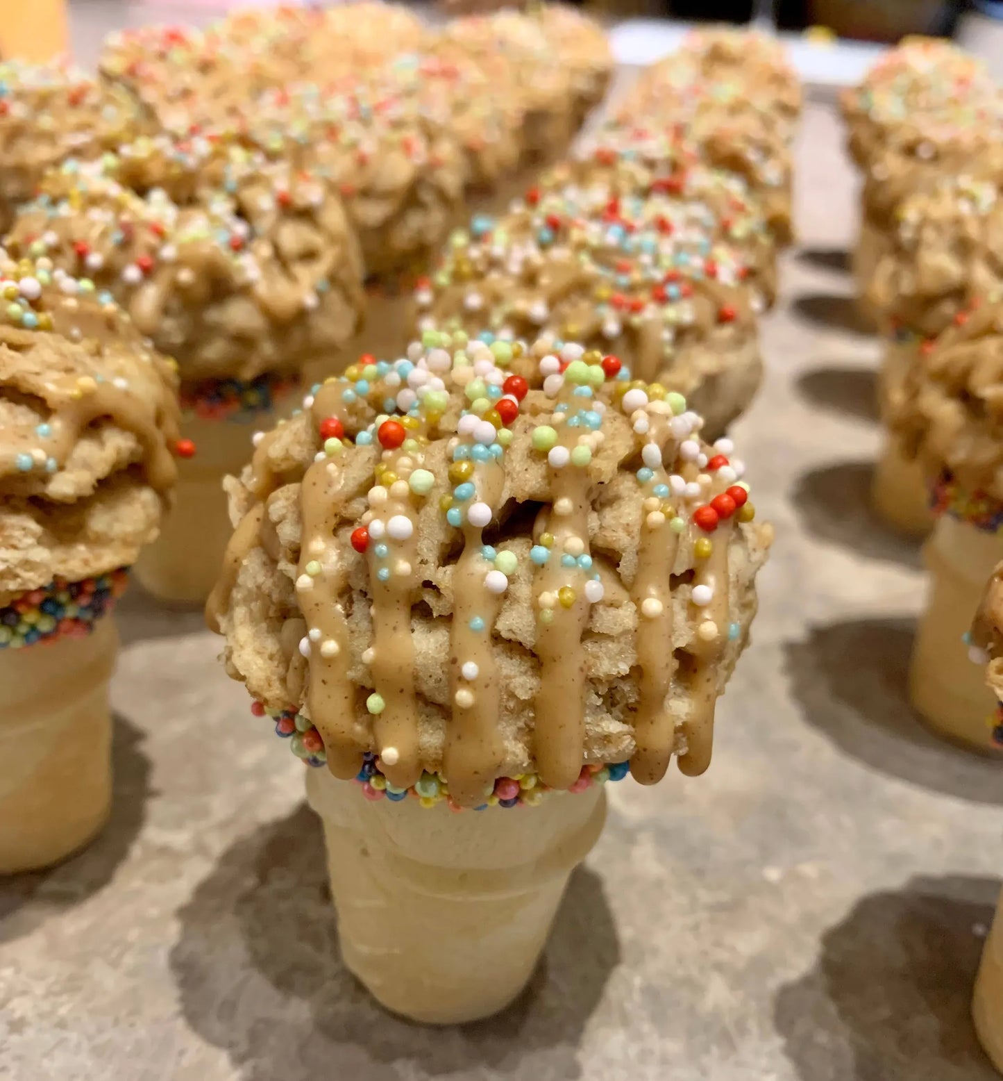 Peanut Butter Haagen Dogz - Peanut Butter Cake Ball Dog Treat