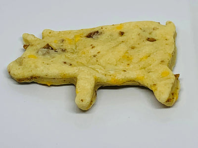 The Famous Pig Cookie with Turkey Bacon and Cheddar Cheese - Healthy Dog Treat