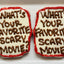 Scream - Carob Dog Treats with Vanilla Icing