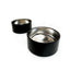 Black Dog Bowl - Stainless Steel, Durable and Puncture Resistant