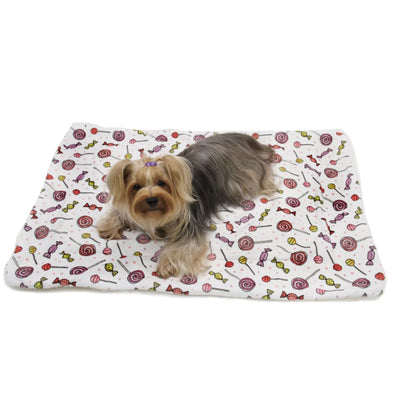 Ultra Soft Minky Sweet Candies Pet Blanket - Plush Comfort
