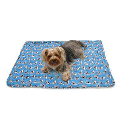 Ultra Soft Minky Silly Sharks Pet Blanket - Cozy & Warm
