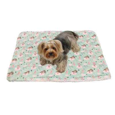 Ultra Soft Minky Bedtime Bears Pet Blanket - Plush & Cozy