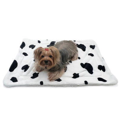 Ultra Plush Moo Cow Blanket - Soft, Warm Cover for Pets