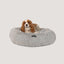 NANDOG Light Grey Calming Shaggy Bed - Comfortable Pet Bed