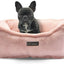 NANDOG Cloud Reversible Bed in Pink - Comfortable Pet Bed