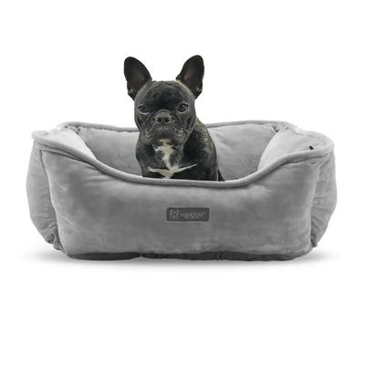 NANDOG Reversible Micro-Plush Fabric Pet Bed - Elegant & Simple