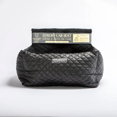 NANDOG Quilted Vegan Leather Car Seat - Safe and Comfortable Pet Travel