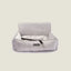 Nandog Large Dog Car Seat in Light Grey - Safe and Stylish Travel Solution