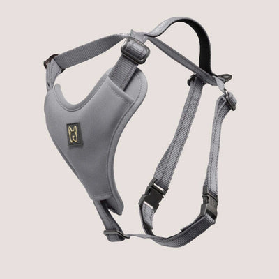 NANDOG Neoprene Sport Dog Harness in Gray - Durable and Comfortable Pet Accessory