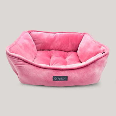 NANDOG Reversible Bed in Pink - Modern and Comfortable Pet Bed