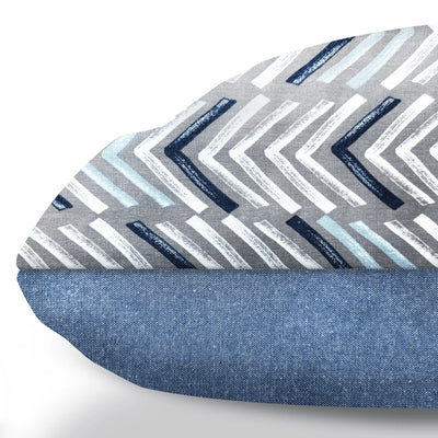 Herringbone Mudcloth Chevron Woven Dog Cushion - Durable and Comfortable Pet Bed
