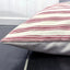 Marblehead Light Red Ticking Stripe Farmhouse Duvet Style Dog Bed - Comfortable and Stylish Pet Bed