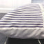 Vintage Farmhouse Navy Ticking Dog Bed - Comfortable and Stylish