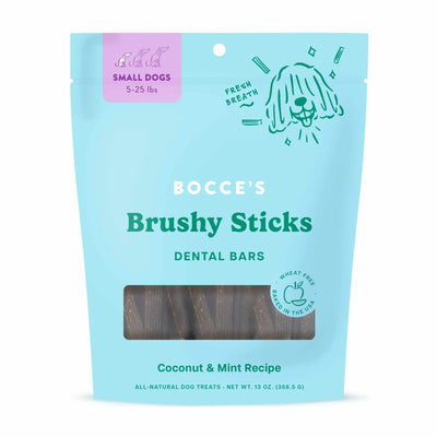 Bocce's Bakery Dailies Brushy Sticks Small Dog Dental Treats - 13oz