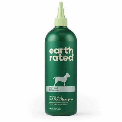 Earth Rated 3 in 1 Dog Shampoo for Short Coats - Cleans, Hydrates, and Deodorizes