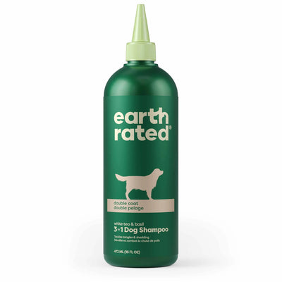 Earth Rated 3 in 1 Dog Shampoo for Double Coats - Cleans, Hydrates, and Deodorizes