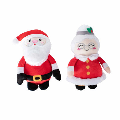 PetShop Mr. & Mrs. Santa Paws Plush Dog Toy Set - Fun and Interactive