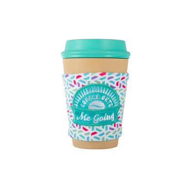 PetShop Coffee Gets Me Going Rubber/Plush Dog Toy - Fun and Durable