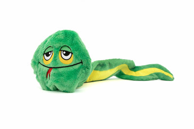 GURU Pet Company Hide-A-Tail Green Snake Interactive Plush Dog Puzzle Toy - Fun, Engaging
