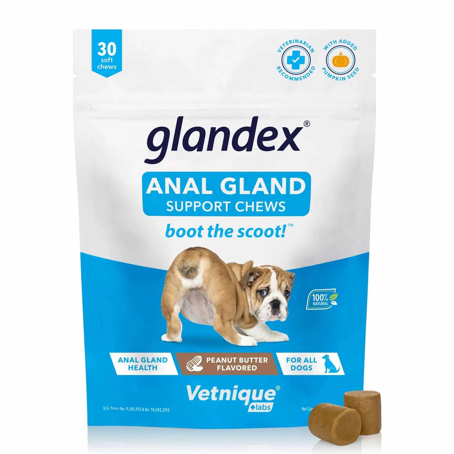 Glandex Anal Gland Soft Chew Peanut Butter - Healthy, Tasty
