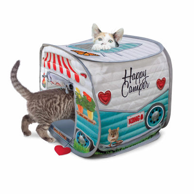 KONG Play Spaces Camper Cat Toy - Interactive and Fun