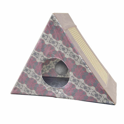 KONG Play Spaces Zen Den Cat Toy - Multi-Sensory Enrichment Hideaway