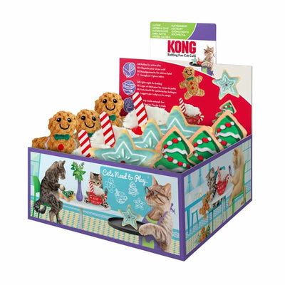 KONG Holiday Scrattles Cat Toys - Festive and Fun