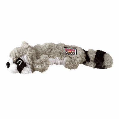 KONG Scrunch Knots Raccoon - Realistic Dog Rope Toy for Active Play