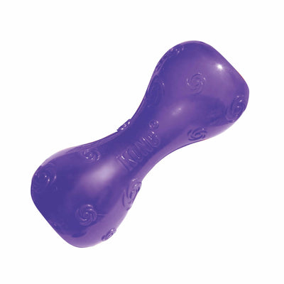 KONG Squeezz Dumbbell Dog Chew Toy for Fun and Chewing