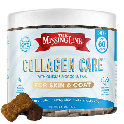 The Missing Link Collagen Care - Skin & Coat Soft Chews, 60 Count