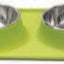 Messy Mutts Double Silicone Feeder - Non-Slip Base Pet Feeder